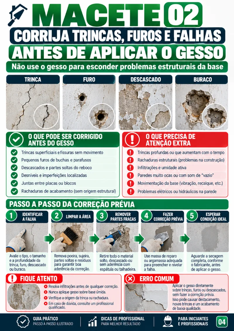 Prévia 4 — Consistência do gesso